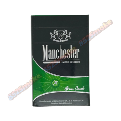 Manchester Green Menthol Capsule | Single Crush Cool Menthol Cigarette